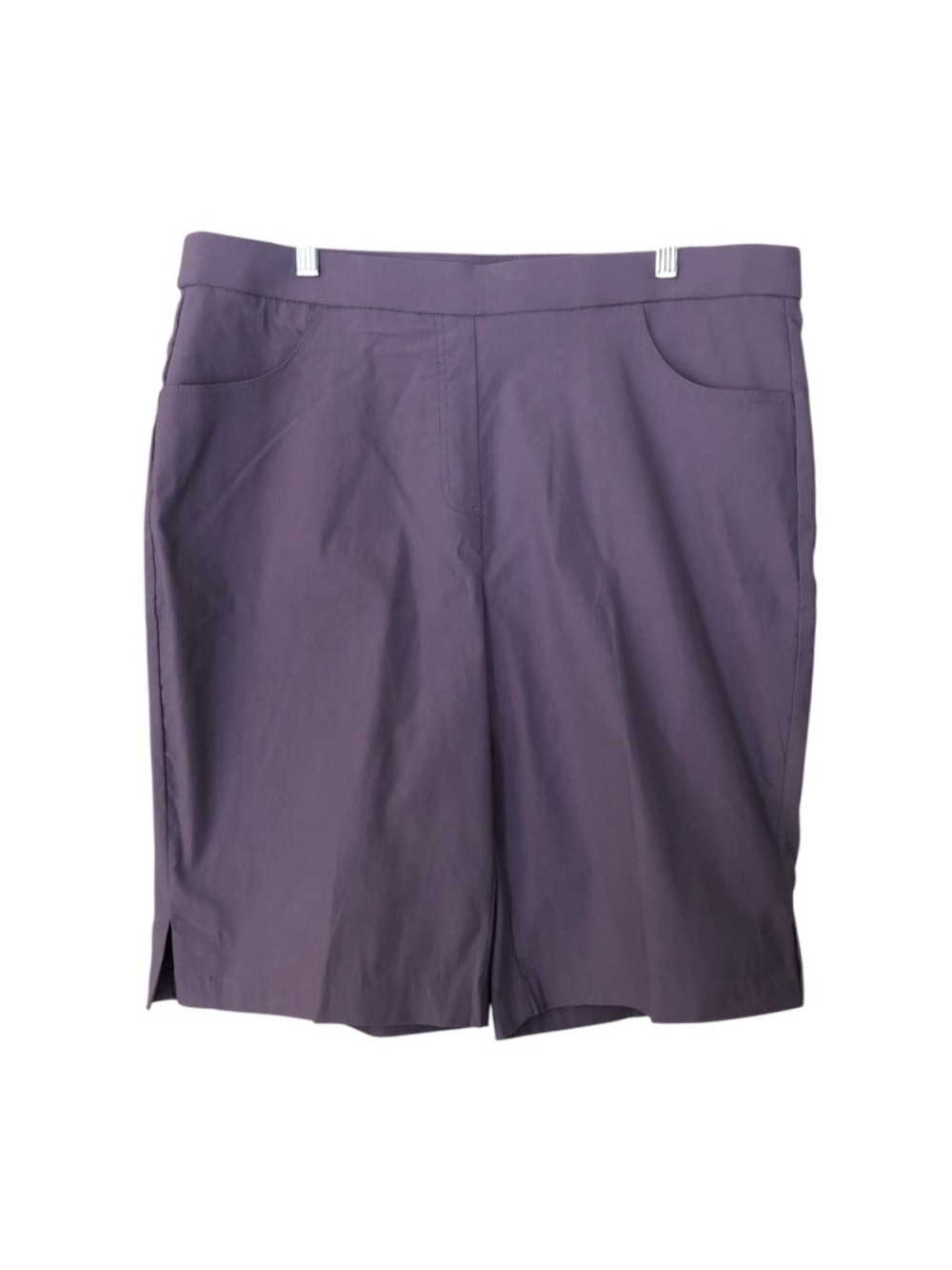 Size 16W Alfred Dunner Woman Lilac Catalina Island Allure Shorts NWT Easy Pullon